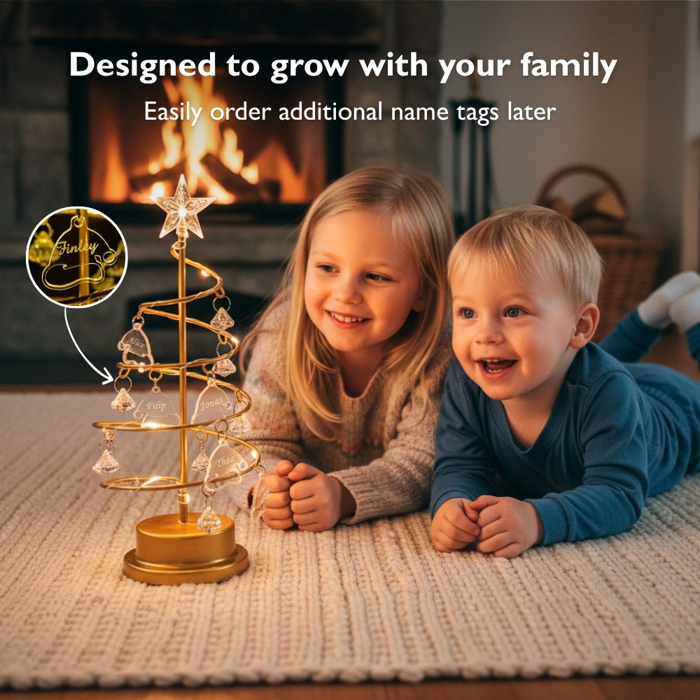 Family Tree | Personalized Christmas Tree Lamp