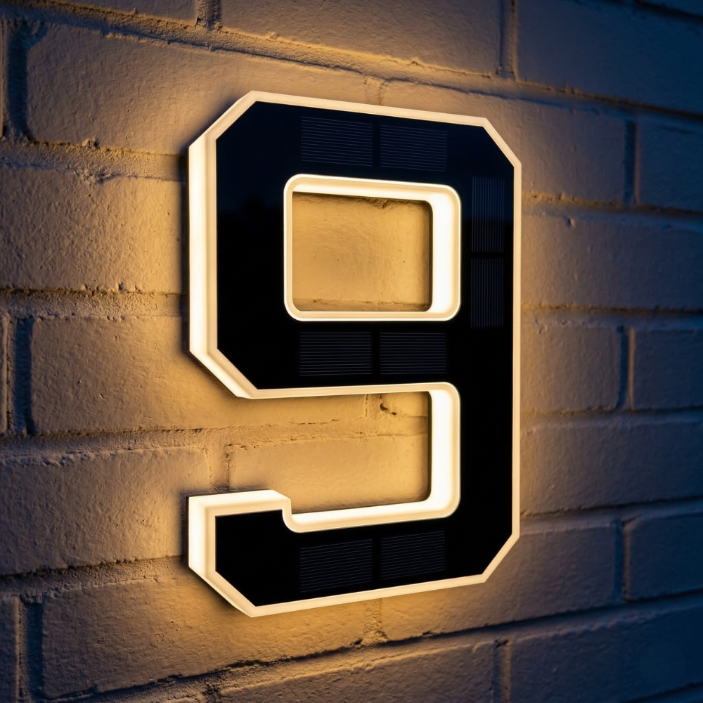 House Numbers | Illuminated & Solar-Powered