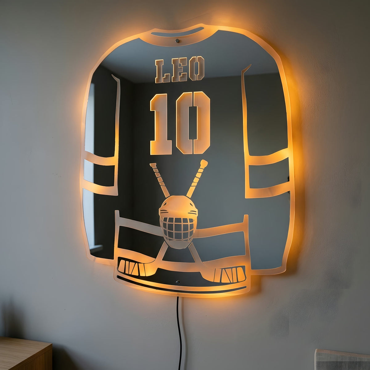Hockey Player | Personal LED Mirror
