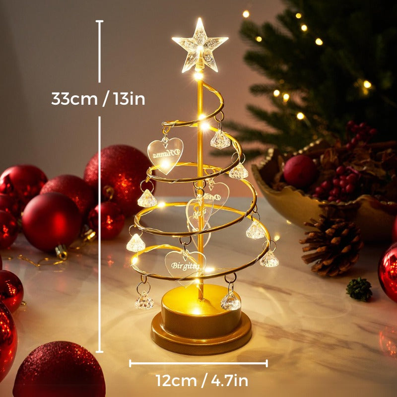 Family Tree | Personalized Christmas Tree Lamp