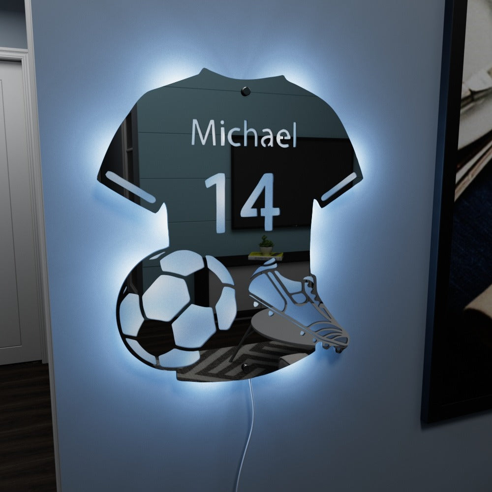 Soccer Player | Personal LED Mirror