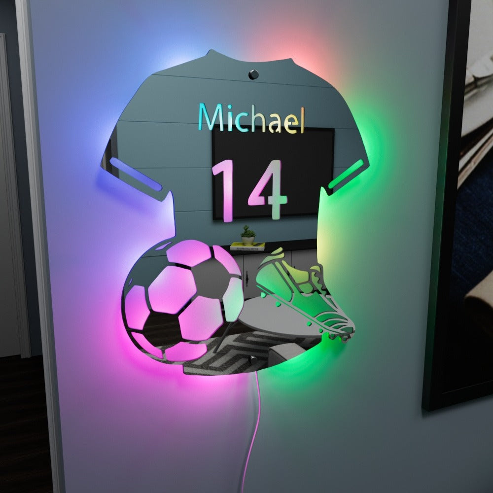 Soccer Player | Personal LED Mirror