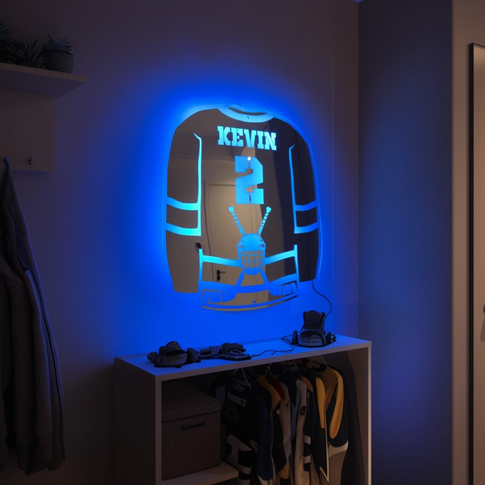 Hockey Player | Personal LED Mirror