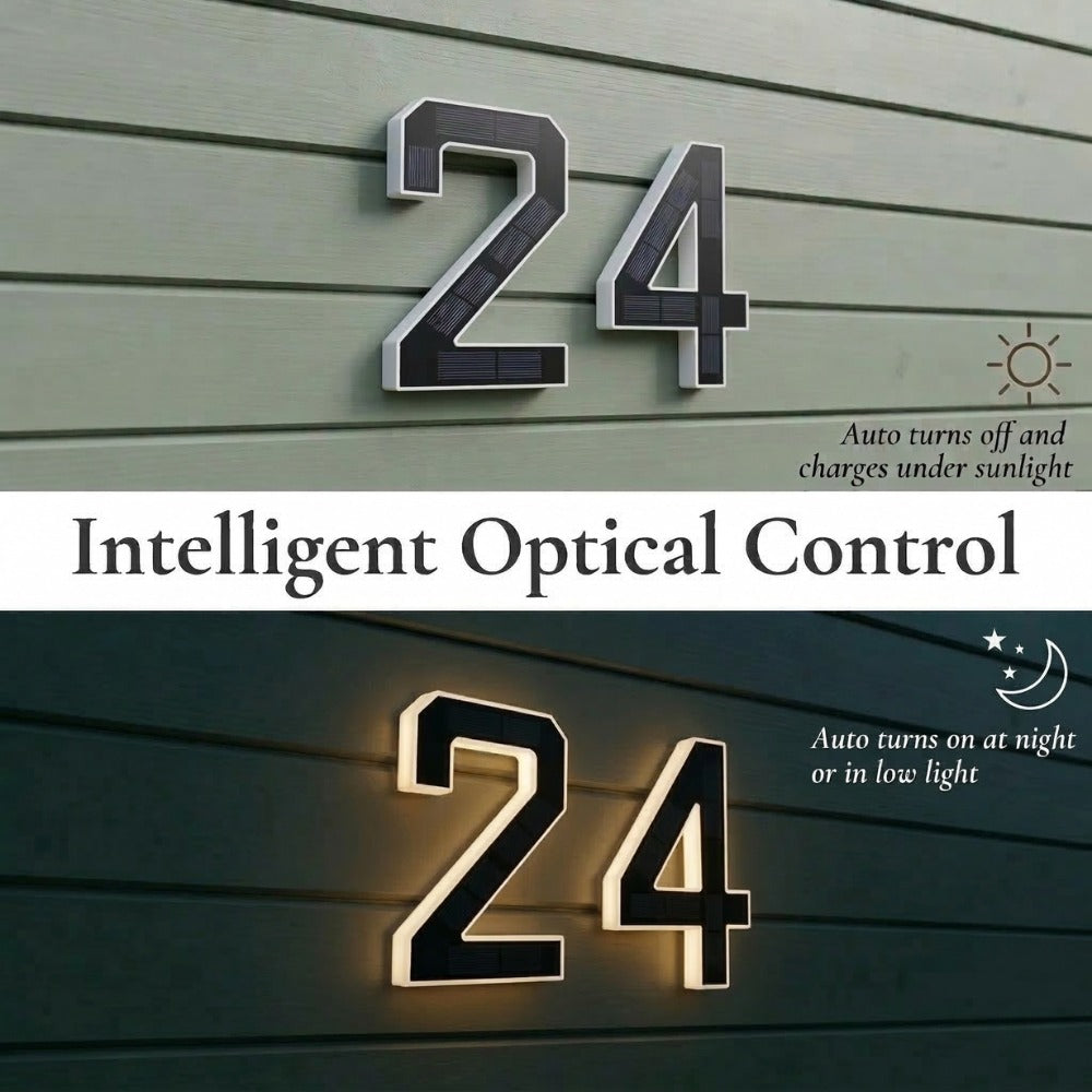 House Numbers | Illuminated & Solar-Powered