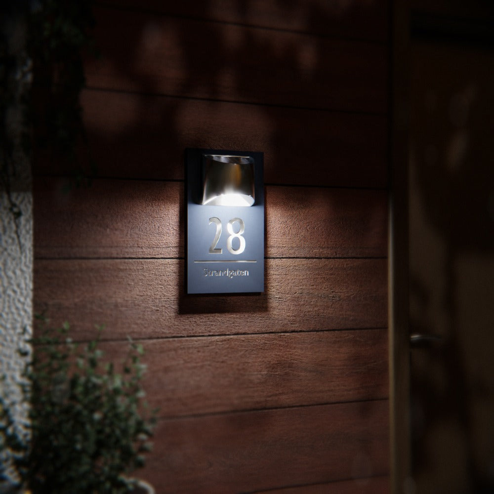 Personal Solar-Powered House Sign