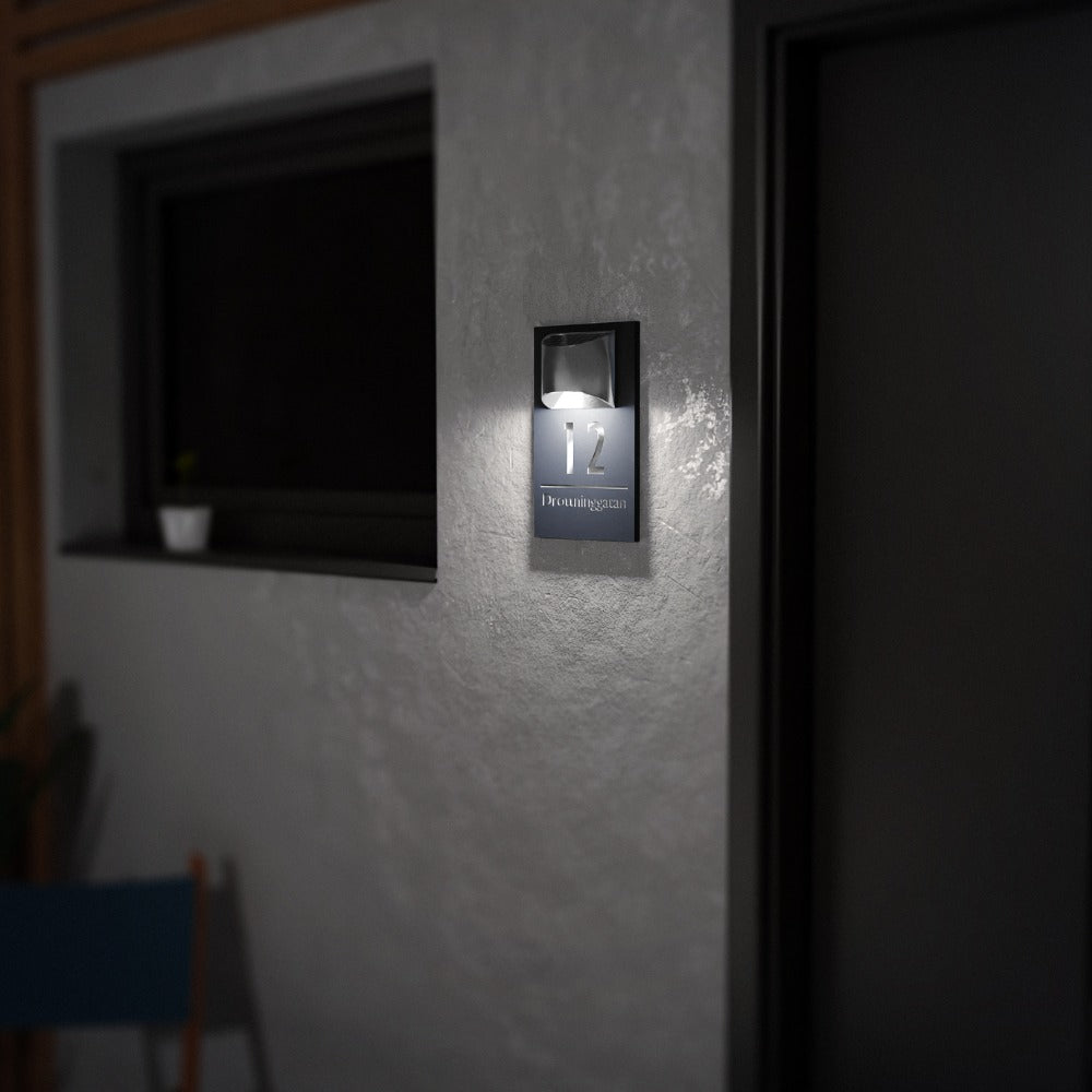 Personal Solar-Powered House Sign